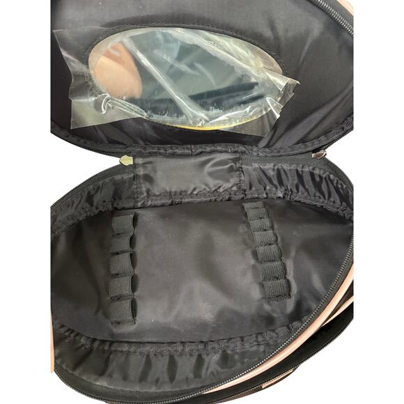 New Mary Kay Cosmetic Case-Double Compartment-Black - Picture 3 of 5